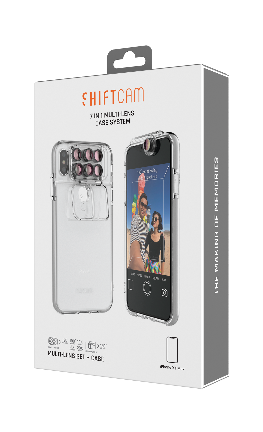 iPhone XS Max 6-in-1 トラベルセット / クリアー – ShiftCam Japan iPhone XS Max 6-in-1 トラベルセット / クリアー – ShiftCam Japan